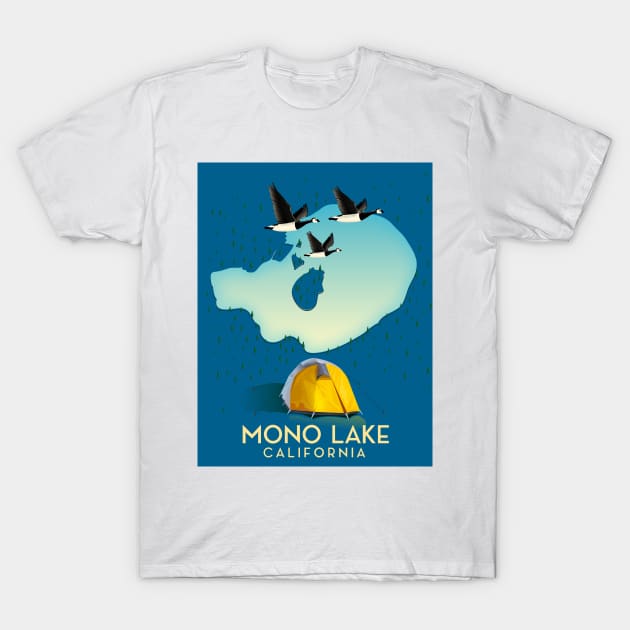 Mono Lake California USA T-Shirt by nickemporium1